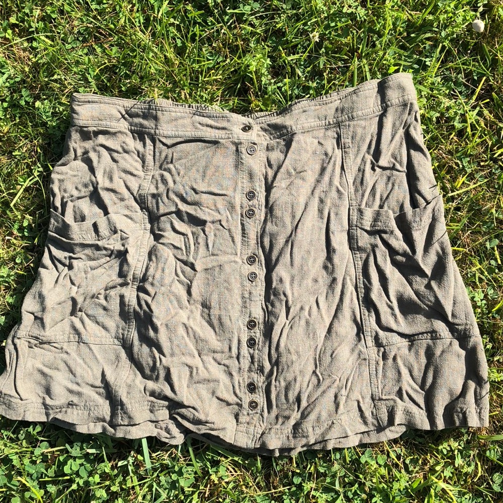 Green Mini Skirt